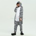 Zebra Kigurumi Animal Onesie Pajama Costumes for Adult