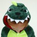 Kids Green Dinosaur Kigurumi Animal Onesies Pajamas