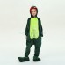 Kids Green Dinosaur Kigurumi Animal Onesies Pajamas