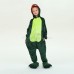 Kids Green Dinosaur Kigurumi Animal Onesies Pajamas