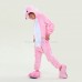 Kids Pink Dinosaur Kigurumi Onesies Pajamas Animal Costumes