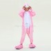 Kids Pink Dinosaur Kigurumi Onesies Pajamas Animal Costumes