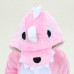 Kids Pink Dinosaur Kigurumi Onesies Pajamas Animal Costumes