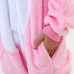 Kids Pink Dinosaur Kigurumi Onesies Pajamas Animal Costumes