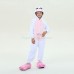 Kids Pink Rabbit Kigurumi Animal Onesies Pajamas