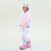 Kids Pink Rabbit Kigurumi Animal Onesies Pajamas