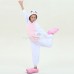 Kids Pink Rabbit Kigurumi Animal Onesies Pajamas