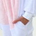 Kids Pink Rabbit Kigurumi Animal Onesies Pajamas