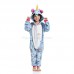 Kids Belly Unicorn Kigurumi Animal Onesies Pajamas