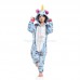 Kids Belly Unicorn Kigurumi Animal Onesies Pajamas