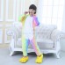 Kids Colorful Unicorn Kigurumi Animal Onesies Pajamas