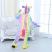 Kids Colorful Unicorn Kigurumi Animal Onesies Pajamas