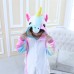 Kids Rainbow Unicorn Onesies Pajamas Kigurumi Animal Pajamas