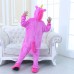 Kids Animal Onesies Pajamas Unicorn Rose Red Kigurumi Onesies Pajamas