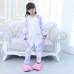 Kids Colorful Unicorn Kigurumi Animal Onesies Pajamas