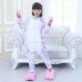 Kids Colorful Unicorn Kigurumi Animal Onesies Pajamas