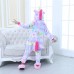 Kids Colorful Unicorn Kigurumi Animal Onesies Pajamas