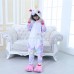 Kids Colorful Unicorn Kigurumi Animal Onesies Pajamas