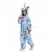 Kids Zipper Unicorn Kigurumi Animal Kids Onesies Pajamas