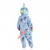 Kids Zipper Unicorn Kigurumi Animal Kids Onesies Pajamas