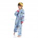 Kids Zipper Unicorn Kigurumi Animal Kids Onesies Pajamas