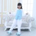 Kids Unicorn Blue Kigurumi Onesies Animal Costume Pajamas