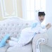 Kids Unicorn Blue Kigurumi Onesies Animal Costume Pajamas