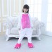 Kids Onesies Unicorn Rose Red Kigurumi Animal Pajamas Costumes