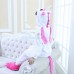 Kids Onesies Unicorn Rose Red Kigurumi Animal Pajamas Costumes