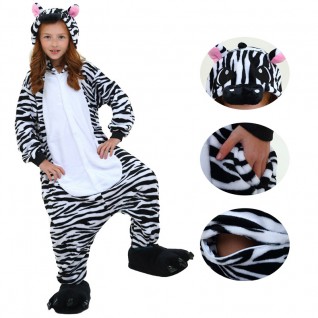 Zebra Kids Onesies Kigurumi Onesies Pajamas Animal Costume