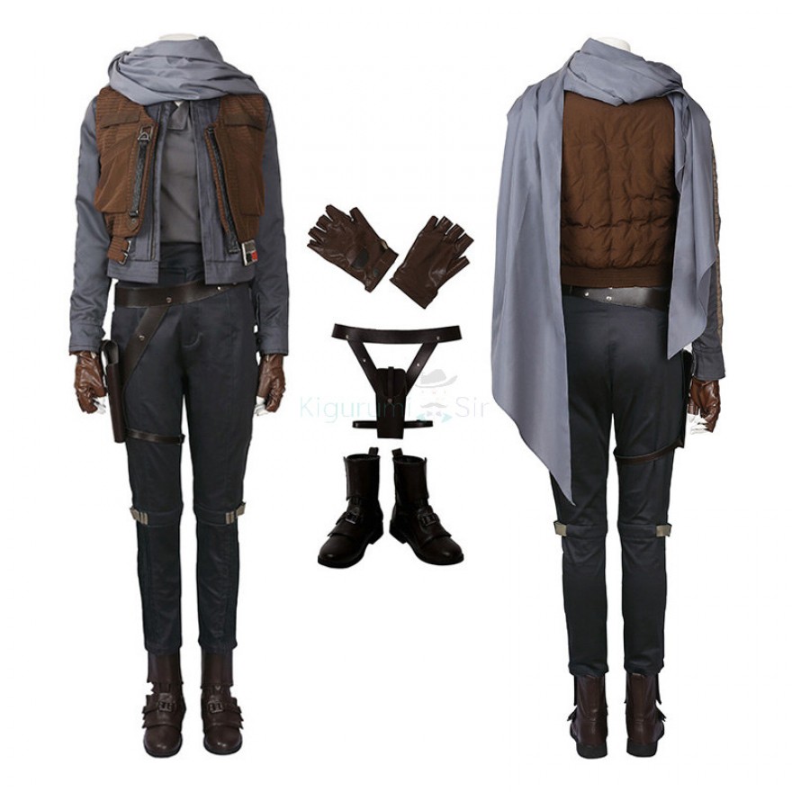Jyn Erso Costume Rogue One Cosplay Deluxe Outfit