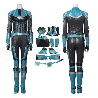 Captain Costume Carol Danvers Cosplay Suit Type C