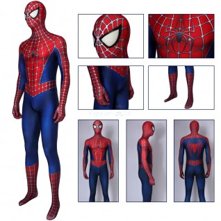 Classic Spider Costume Peter Parker Cosplay Suits for Adult