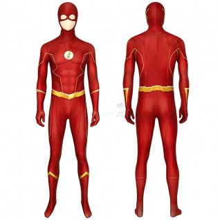 The Flash Season 6 Zentai Cosplay Costume Barry Allen Jumpsuit