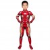 Kids Iron Jumpsuit Tony Stark Cosplay Costume