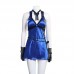 FFVII Remake Cosplay Costume Tifa Lockhart Blue Dress