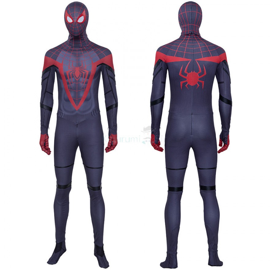 Miles Morales Cosplay Costume Spider Suits for Adult