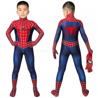 Spider Man Tobey Maguire Cosplay Costume for Kids