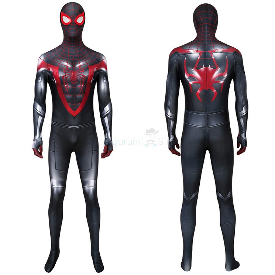 Adult Spider Jumpsuit Spider Miles Morales Cosplay Costume