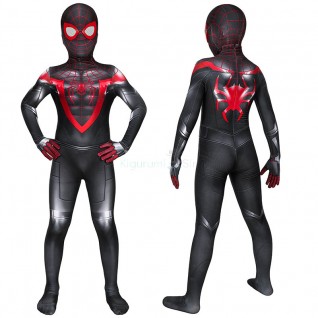 Kids Spiderman Jumpsuit Spider Man Miles Morales Cosplay Costume