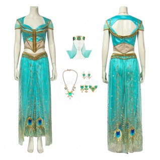 Jasmine Princess Dress Cosplay Costume