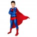 Kids Clark Kent Jumpsuit Crisis on Infinite Earths Superman Kal-El Cosplay Costume