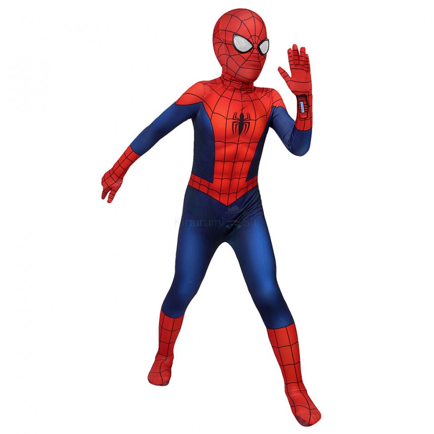 Ultimate Spider-Man Cosplay Costume Peter Parker Jumpsuit ...